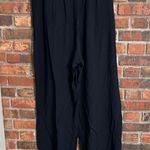 Calvin Klein womens gauzy wide leg pull on pants lagenlook boho black XL Photo 4