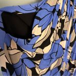 Free People  Louise Smocked Mini Dress in Blue Combo Revolve Women’s Small Photo 4