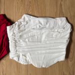 Set of 2 Corset Tops Red Size L Photo 2