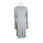 Old Navy  Cewneck Grey Swing Dress Sweater-like Knit Sz‎ Medium Long Photo 2
