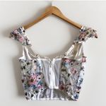 Victoria's Secret White Lace Floral Corset Bralette Photo 3