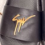 Giuseppe Zanotti Logo Leather Slide Sandals Photo 7