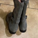 UGG  Koolaburra Grey Suede Moto Boots Photo 4