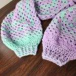 New Handmade Crochet Cardigan Open Front Sweater Premium Acrylic OS Purple Size undefined Photo 14