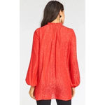 Show Me Your Mumu Red Cheetah Alicia Tunic Size Small Photo 1