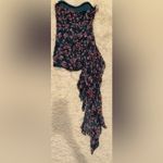 Katie May NEW Chasing Dawn Draped Floral Satin Strapless Minidress sz L Photo 6