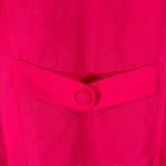 Jessica Howard Pink Floral Trim Opened Mock Neck Barbie Blazer Women Sz 14 VTG Photo 7