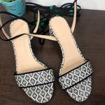J.Crew NEW  Ikat Ankle Wrap Sandals Women's Size 6.5 Photo 1