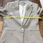 H&M Classic Tailored Plaid Blazer Size Small Photo 7