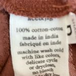 Ace & Jig  Brown Cream Pink Stripe Dress with Metallic Accent size small pockets Photo 6