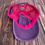 Simply Southern  Distressed Mama Bear Womens Cap Pink & Purple Ponytail Back Photo 5