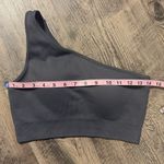One Shoulder Padded Crop Top / Sports Bra Photo 3