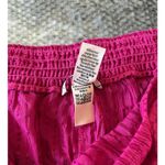 Victoria's Secret  Pink Metallic Stripes Tie Front Pull On Shorts Size XL NWOT Photo 5