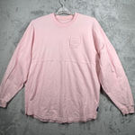 Disney Parks Spirit Jersey M Pink Walt Disney World Oversized Long Sleeve Tee Size M Photo 0