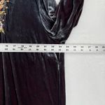 Johnny Was Embroidered Velvet Tunic Dress XL Floral Long Sleeve Tassels READ Photo 2