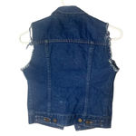 Rustler  Women’s Sz Small Denim Jean Vest Vintage Photo 5