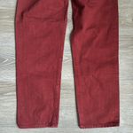 Veronica Beard  blake classic straight high rise in red oxblood Photo 11