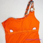 Seafolly NEW  ocean alley one shoulder ring‎ maillot one piece swimsuit, US  10 Photo 12