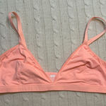 Parade Triangle Bralette sz M Bright Coral Color Bralette Orange Size M Photo 0