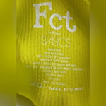 FCT with Love | Basics Bright Yellow Green Buckle Tank Crop Top | NWT | Large Photo 2