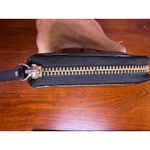 Kate Spade  Black Pebbled Leather Zip Around Continental Wallet EUC‎ Photo 10