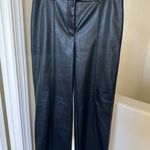 Avec Les Filles  Black Faux Leather Trousers Photo 0