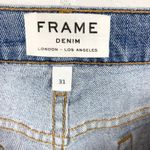 frame denim Womens Le Boy Distressed Jeans Shredded Holes Mclane Blue Size 31 Photo 2