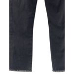 Free People Black Raw Hem Jeans 26 Dark Gray Grunge Streetwear Edgy Festival Photo 11