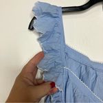 Calypso St. Barth  blue seashell eyelet pajama set tank shorts women’s size small Photo 6