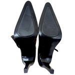 Alfani VINTAGE 90'S BLACK LEATHER MARY JANE POINTED TO PUMPS HEELS S. 9 LIKE NEW Photo 6