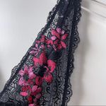 Seductivewear by Cinema Etoile Black Lace Teddy Lingerie Floral Embroidery NWT S Photo 4