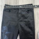 Apperloth High-Rise Black Coated Skinny Pants / Faux Leather / Size S Photo 6