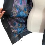 Vintage Longline Leather Jacket/Coat In Black Pirate Grunge Unisex Style Size L Photo 7