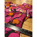 LaRoque Maxi Dress Long Balloon Sleeve Pink Multicolor Floral V Photo 8