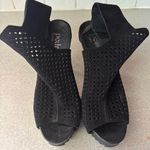 Pedro Garcia Black Suede Preppy Quiet Luxury Goth Whimsigoth Heels 38.5 Size 8 Photo 0