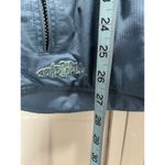 Vintage Bombshell For Girls Jacket Blue/White Zip Up Size XL Quilt Lined Pockets Blue Photo 5