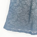 Rampage  Womens Y2K Whimsigoth Black Floral Lace Babydoll Blouse Top Size M Photo 2