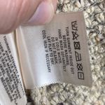 Angel of the North Knit Tweed Jacket Ruffle Hem Full Zip Beige Small Tan Photo 7