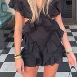 ASOS Black Lace Mini Dress Photo 0