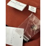 New Directions Shirt on the terracotta blouse Size 3X Plus Orange Photo 3