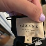 Sézane Sezane Black Benedicte Poof Button Sleeve Blouse Photo 5