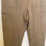 Eddie Bauer Flexion Lined 2.0 Pull On Pants Tan Elastic Fleece Lined NWT Sz 8P Photo 2