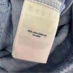 Lands' End Women's  High-Rise Pull-On Drawstring Linen Wide-Leg Cropped Pants XL Photo 8