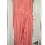 Vintage Courtney’s Things Peach Coquette Jumper Girlie Romper Cotton Jumpsuit Orange Photo 8