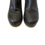 Dansko Harlene Black Leather Bootie Block Heel Ankle Boots Women's Size 40 Photo 3