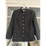 Tory Burch $598  Sergeant Wool Black Pepper Jacket size 2‎ Photo 5
