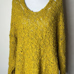 Free People  Gold Show Sunday Shore Pullover Sweater Photo 0