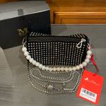 Montana West NWT  Crystal Rhinestone Mini Crossbody Bling Purse Photo 6