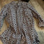 Tyler Boe button down top size 4 Blue Photo 0