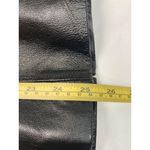 East 5th  Black Zipup Front Wide Collar Leather Jacket Womens‎ Medium Photo 5